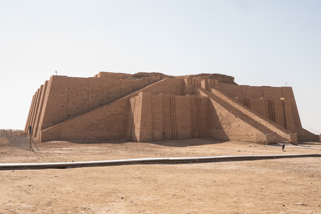 Ruins of an ancient Mesopotamian ziggurat, evoking the world of Uruk in the Epic of Gilgamesh