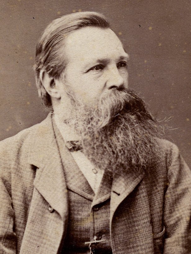 Portrait of Friedrich Engels, Marx collaborator and co-editor of The Poverty of Philosophy