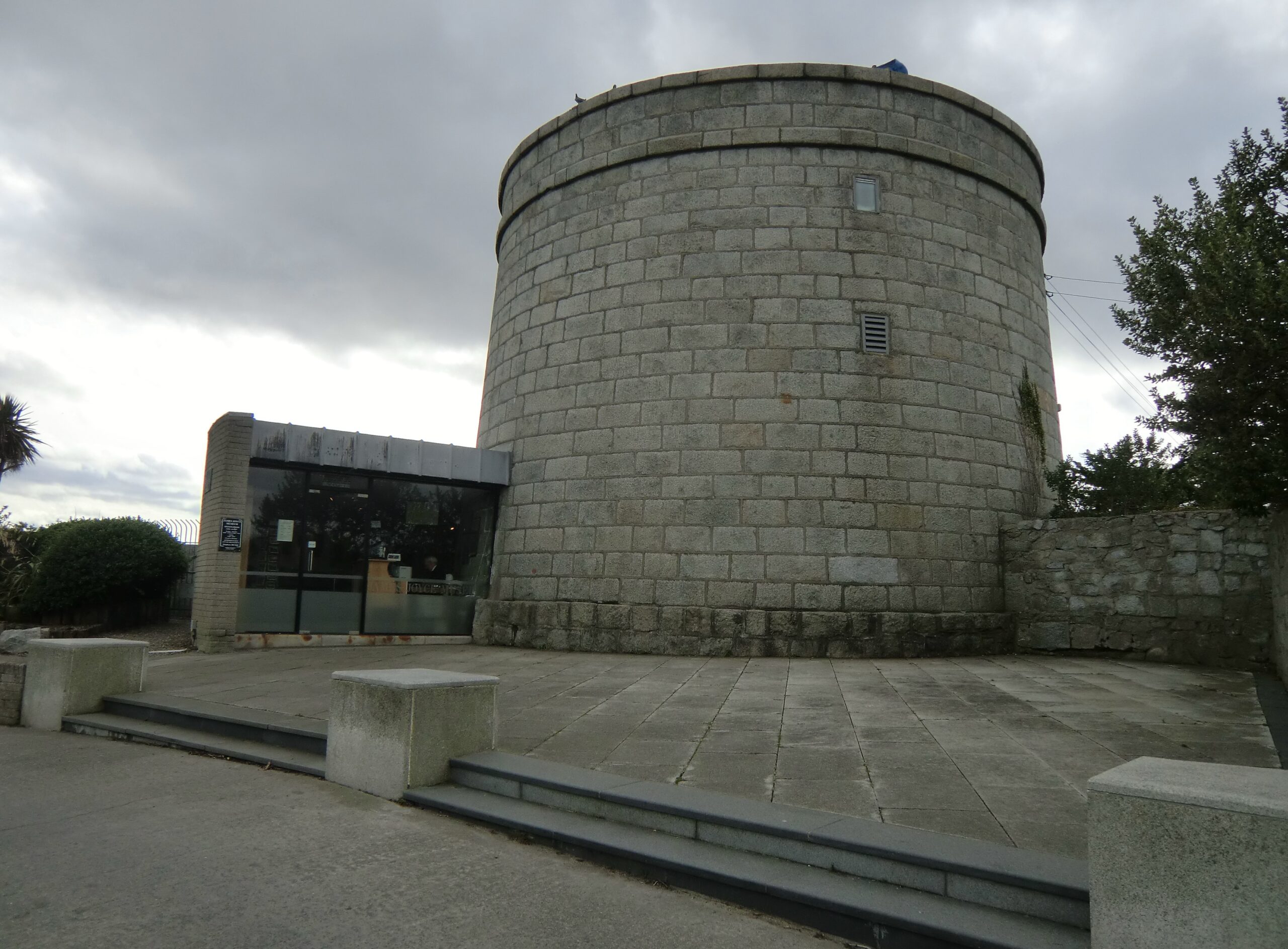The James Joyce Tower at Sandycove, the Martello tower where Ulysses opens