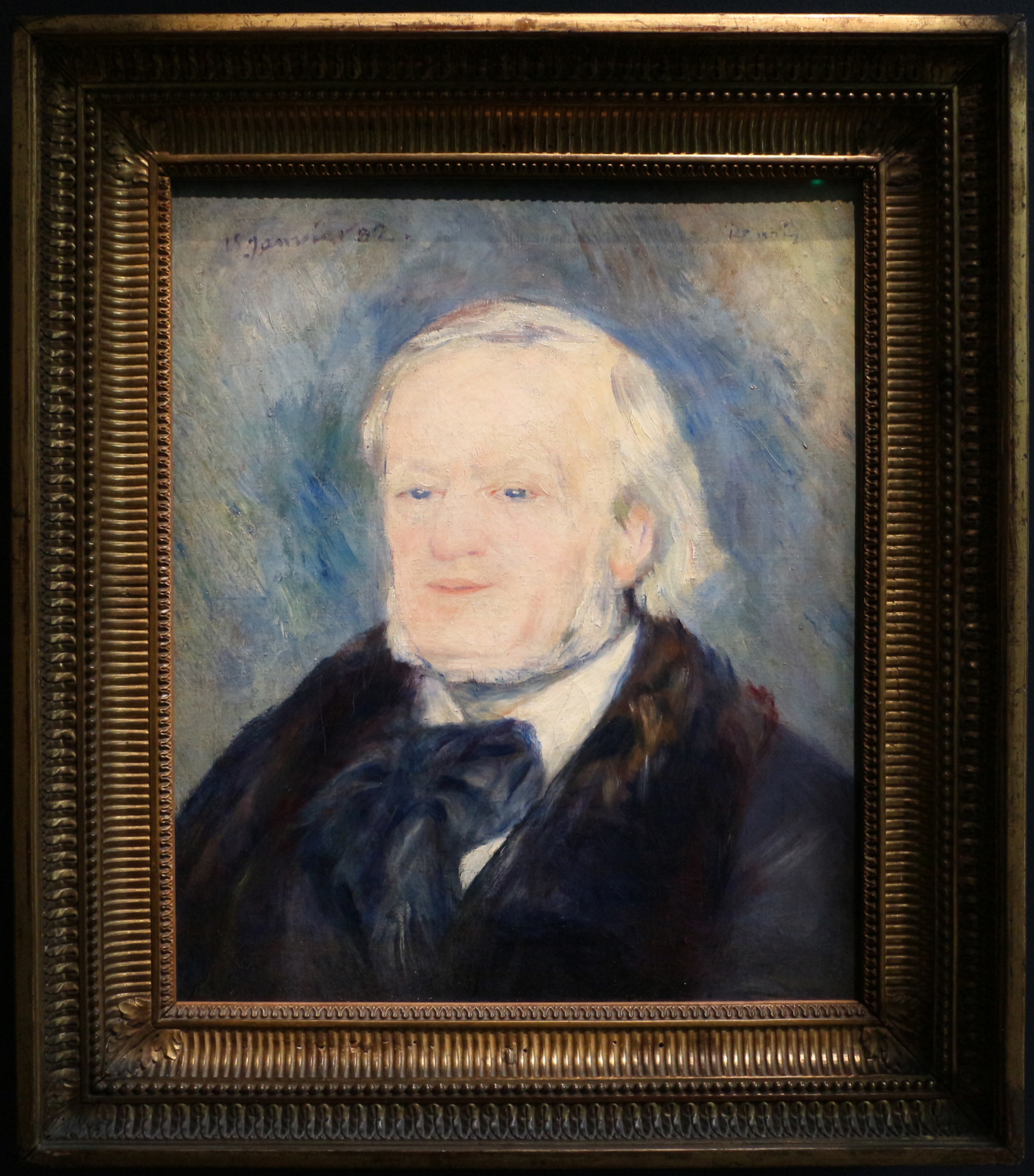 Renoir 1882 portrait of Richard Wagner